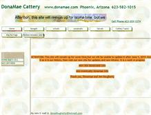 Tablet Screenshot of donamae.com